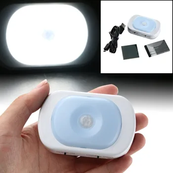 

12 LED Lamp with Motion Sensor Rechargeable Auto PIR LED Sensor Detector Night Light Drawer Wardrobe Hallway Mansard lighting