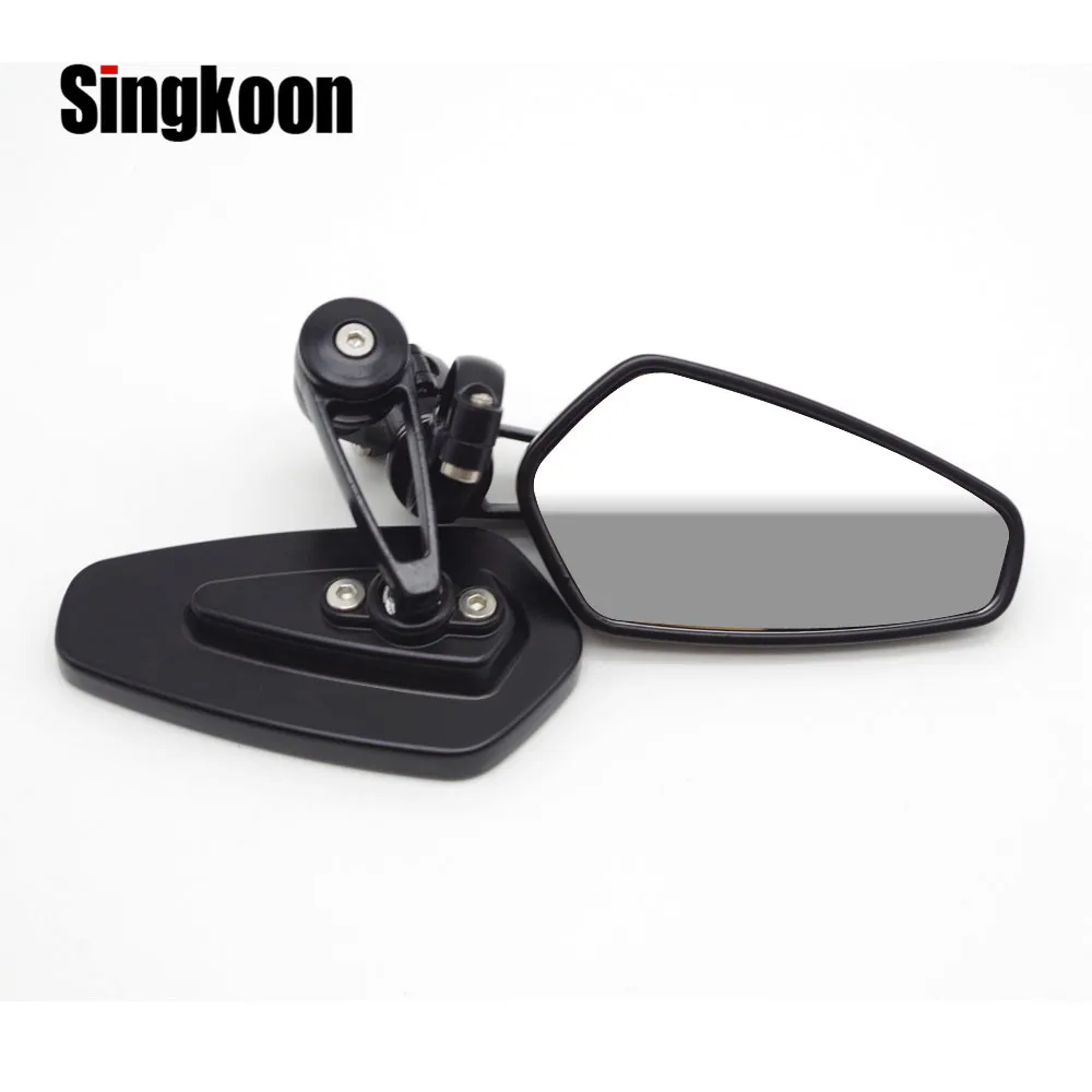 

Universal Motorcycle bar end mirror Scooter Rearview Mirrors retroviseur moto FOR honda cb500 suzuki marauder mt-10 bmw gs