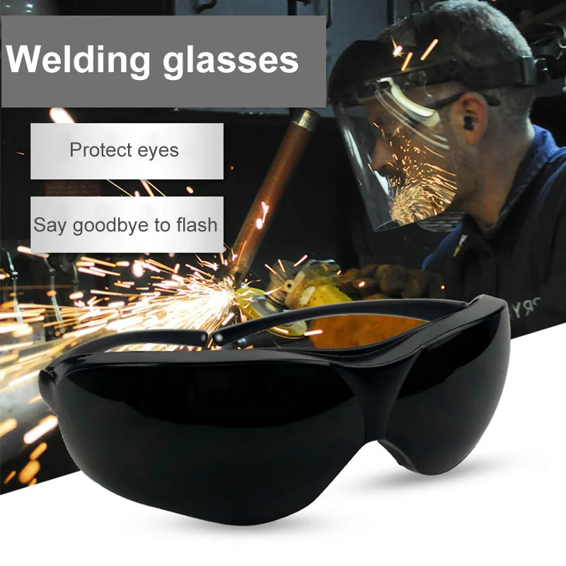 

Welding Glasses Welder Special Protective Glasses Argon Arc Welding Anti-UV Glare Labor Eyewear High Strength Safety Goggles