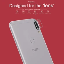 Аксессуар защита для заднего экрана объектива камеры для Asus Zenfone Max Pro M1 ZB601KL закаленное Стекло полное покрытие защитная пленка гвардии