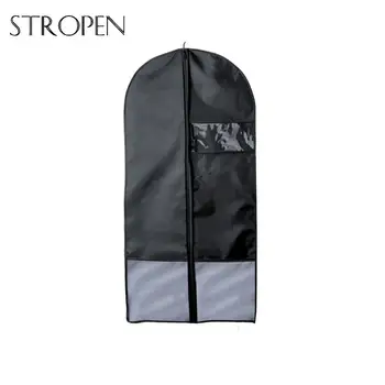 

4 Colors PVC Plus Size Clothes Coat Suit Dustproof Storage Square Bag Case With Zipper Protector Wardrobe Hanging Storage Bags