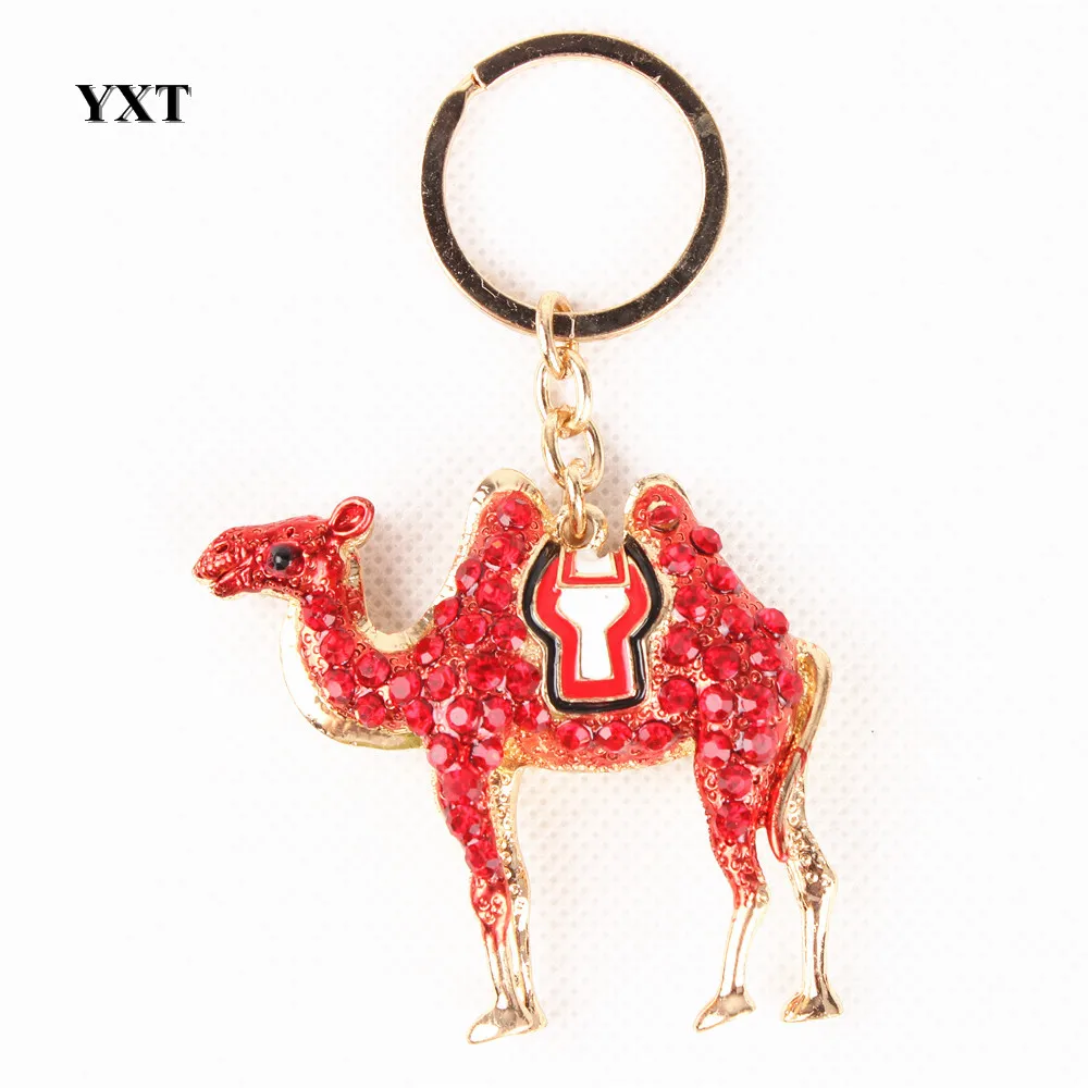 Camel Desert милый новый кристалл стразы шарм подвеска сумка автомобильный брелок
