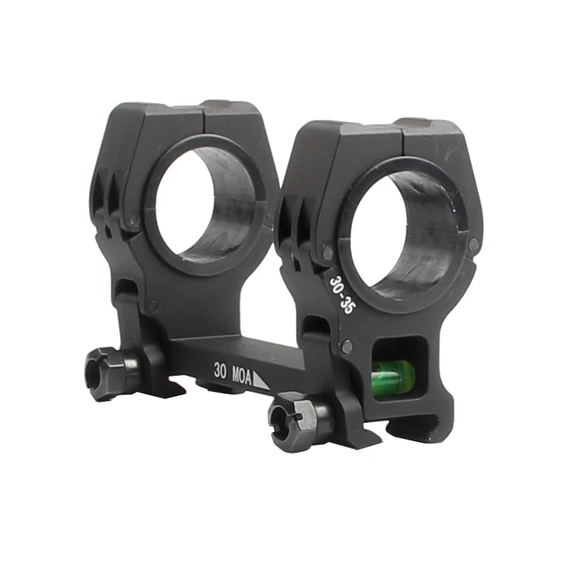 Tactical 30MOA Rifle Scope mount 1 Inch 30MM Dual Ring 20MM Rail with Bubble Level  Hunting Accessories  RL2-0030