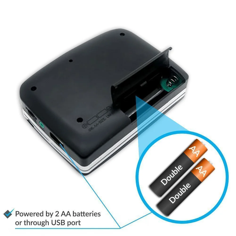 Portable USB Cassette To MP3 Converter Capture Audio Music Player Convert On Tape Flash Disc Computer Laptop QJY99 | Электроника