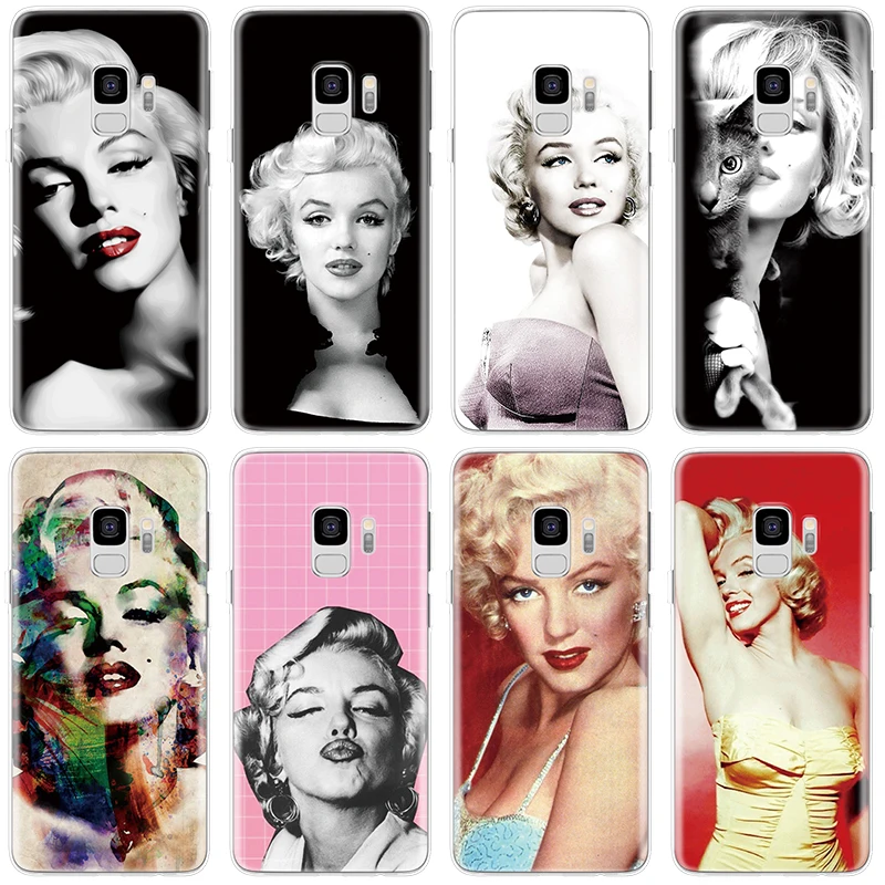 

Marilyn Monroe For Samsung Galaxy Note 8 9 3 4 5 7 A5 A7 A3 2015 2016 2017 Case For Samsung A3 2017 Soft Case Sexy Girl Silicone