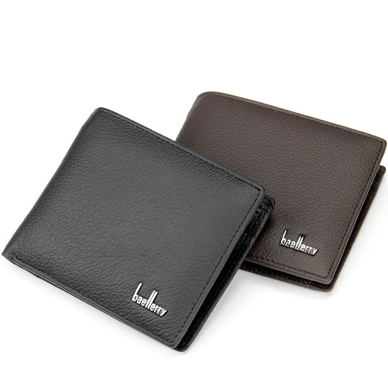 

Casual Europe and America Men's Wallet Short Leather US Dollar Bag Leather Wallet