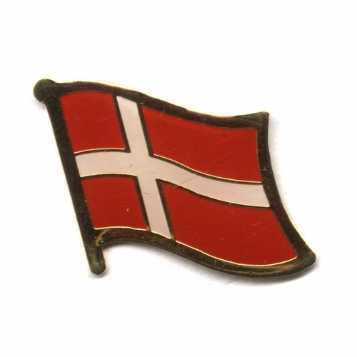Дания значок с одним флагом|badge badges|badge pinbadges flags |