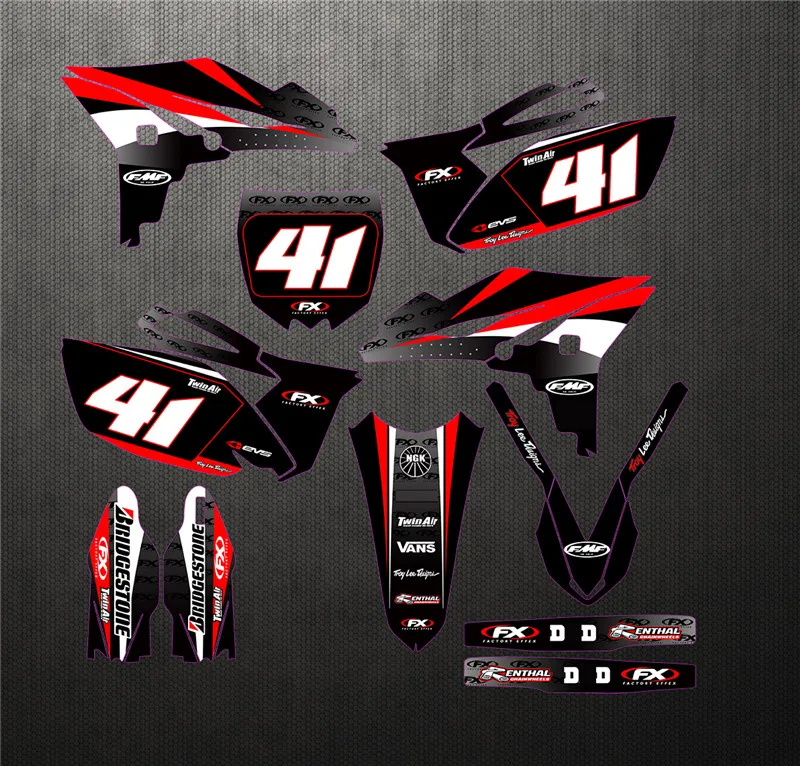 

YZF 250 Customized Fairing Graphics Stickers Decal Set For Yamahha YZF250 YZ250F 2010 2011 2012 2013 Personlized Deco kit