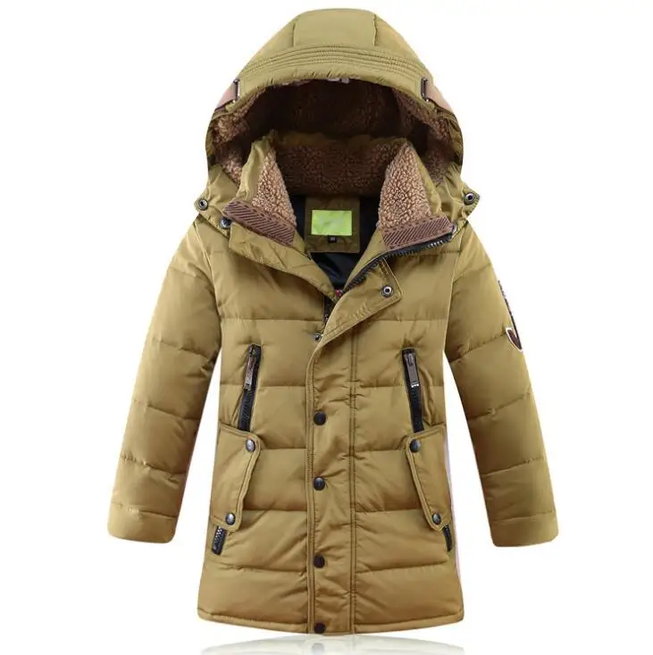 

Children winter warm jacket for kids girl silver gold Boys Casual Hooded Coat Baby Clothing Outwear kids Parka Jacket snowsuit