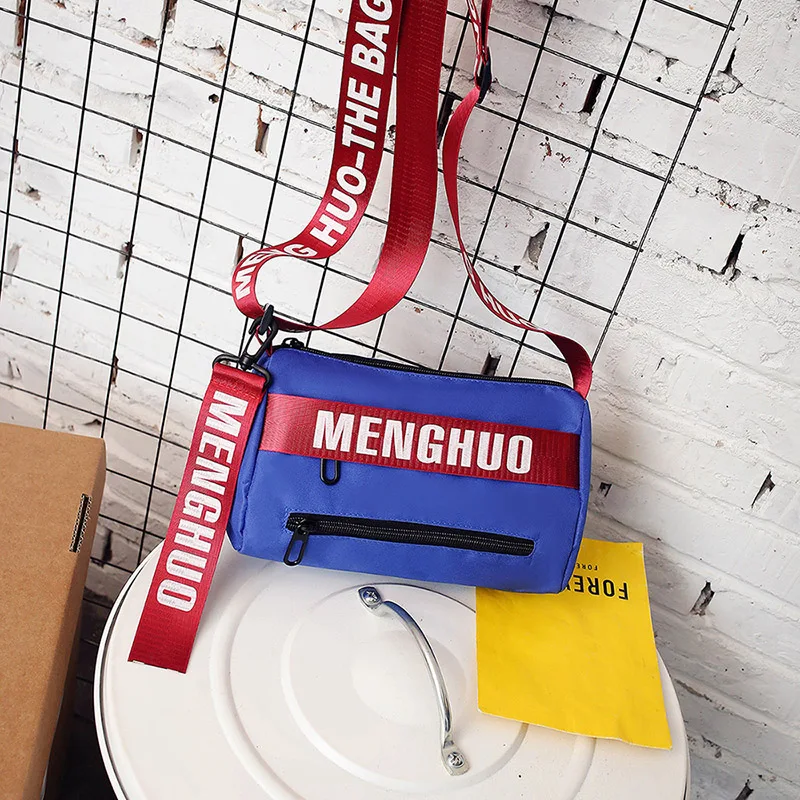 New 6 Colors Hot Ribbon Small Shoulder Crossbody Bags Designer Brand Ladies Clutch Hand Bags Nylon Leisure Women Messenger Bags (48)