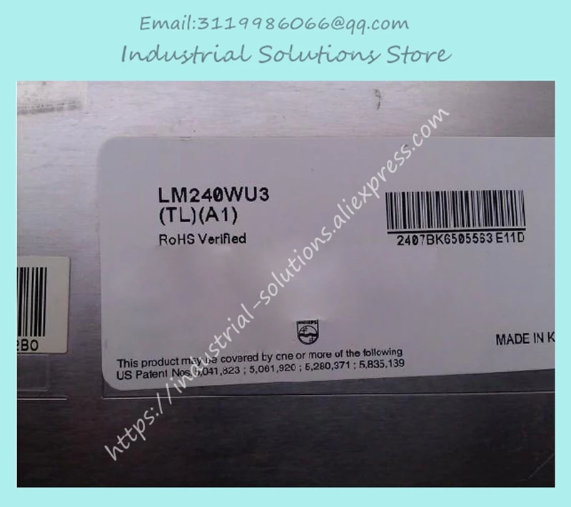 

24 inch lcd screen LM240WU3(TL)(A1) new stock offer grade A offer LM240WU3 TL A1