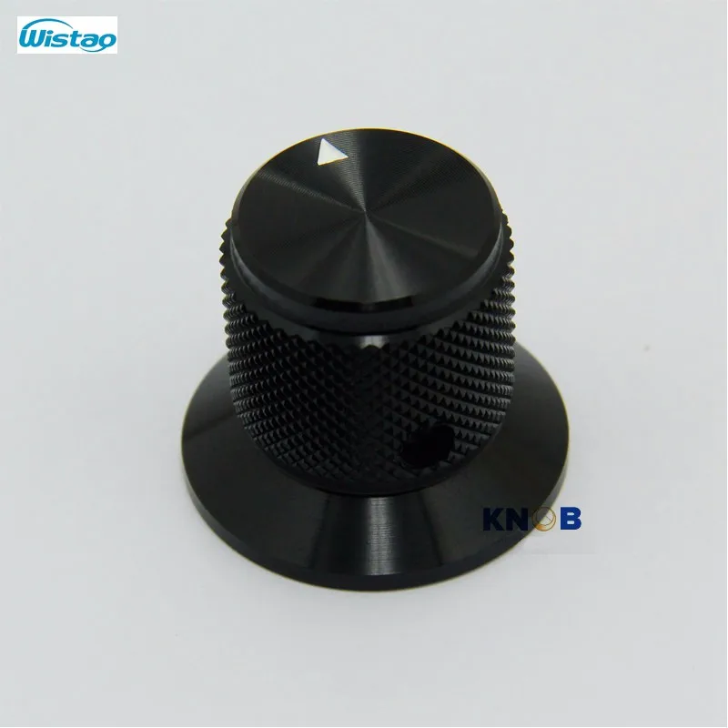 

Solid Potentiometer Knob Whole Aluminum Skid Knurled HIFI Amplifier Volume Diameter 30mm High 25mm Anodizing DIY Free Shipping