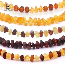 EAST WORLD 16 Colors Amber Teething Bracelet/Necklace for Baby Adult Lab Tested Authentic 8 Sizes Natural Amber Women Jewelry
