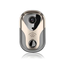 Inalámbrico Timbre Con 720 P Cámara de Vídeo Del Teléfono IP WIFI P2P timbre de la puerta de la visión nocturna ir motion detecta la alarma para ios Android