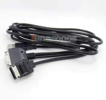 

LN004213 200cm Car 3.5mm USB Data Audio AUX Cable For Pioneer CD-IU201S iphone 5550BTAVH-P8400BH