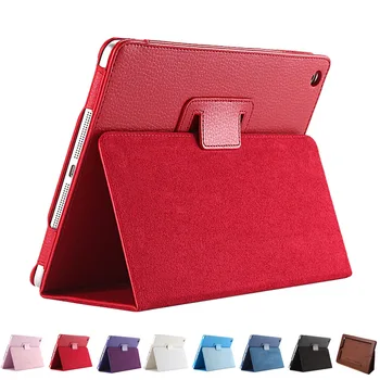 

Business Flip Litchi Leather Case Smart Stand Holder For Apple ipad2 3 4 Magnetic Auto Wake Up Sleep Cover