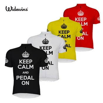 

new Cycling Jersey Short Sleeve bike bicycle jerseys ropa ciclismo 4 Color Summer short sleeve Keep Calm and Pedal On Men 6507