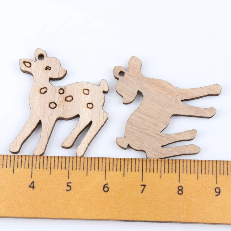 Description Picture 6 of itemWooden Christmas Series Pattern Scrapbooking Craft DIY Embellishment for Handmade Sewing Home Decoration 25-35mm 20pcs MZ175