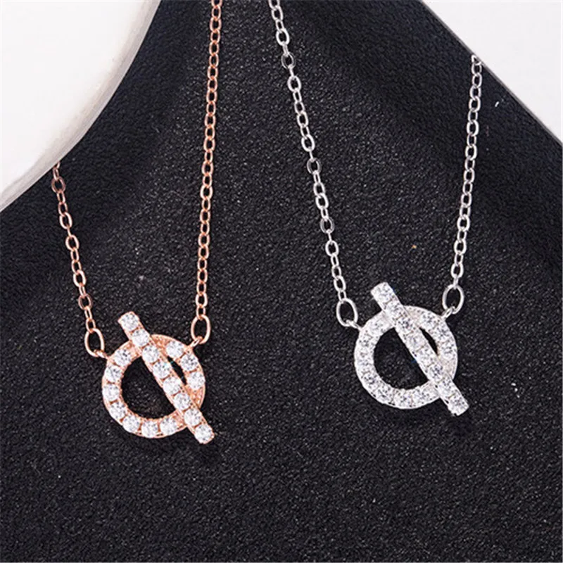 

High Quality silver jewelry 925 letter Q with AAA prong setting CZ stone personalized necklace for chain necklaces