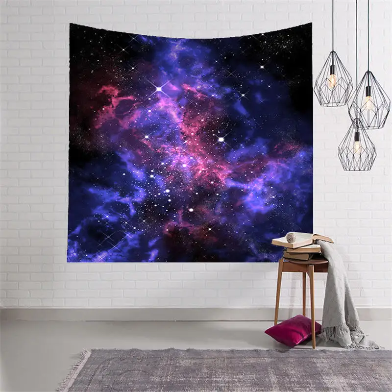 

Starry Night Galaxy Tapestry Wall Hanging Carpet Mandala Hippie Yoga Mat Throw Rug Blanket Sleeping Pad Beach Towel Home Decor