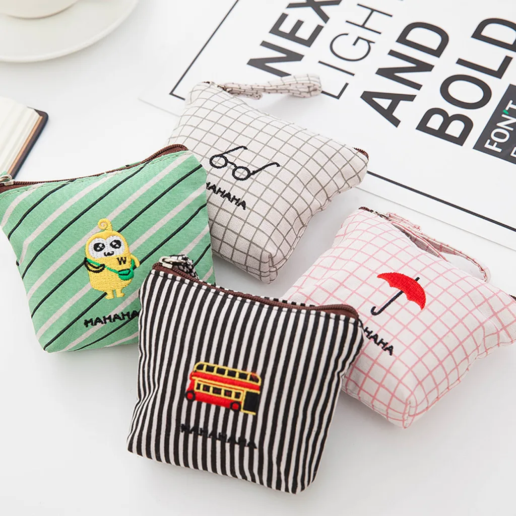 

Altbest Women Girls Print Flower Snacks Coin Purse Wallet Bag Change Pouch Key Holder monederos para mujer monedas envio gra#Y40