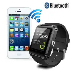 Bluetooth smart watch U8 наручные часы U smartWatch для iPhone 4/4S/5/5S/6 и samsung S4/Note/s6 htc телефона Android Smartwatch