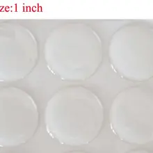 1000 шт./лот 1 дюймов круглый ясно эпоксидная смола стикер / ювелирные первой необходимости