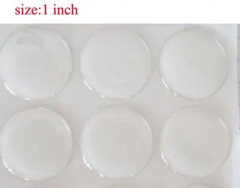 

wholesale 1000pcs/lot 1 inch round clear epoxy resin sticker /jewelry necessaries