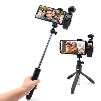 

for OSMO Pocket Camera Extended Fixation Bracket+Phone Holder Holder+Selfie Stick for DJI OSMO Pocket Camera 360 Degrees Rotate