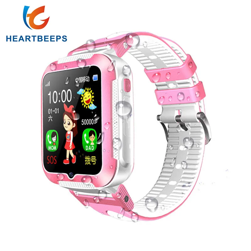 

Children GPS Smart Watch Super long standby With Camera SOS Security Anti Lost For ISO Android waterproof baby Watch E7