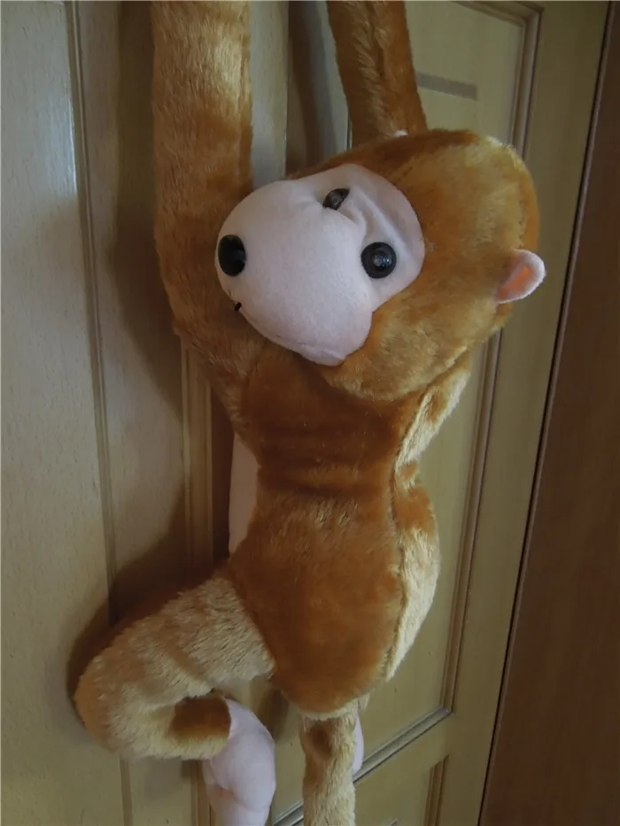 

Free shipping monkey plush toy big size monkey plush toy 100cm size