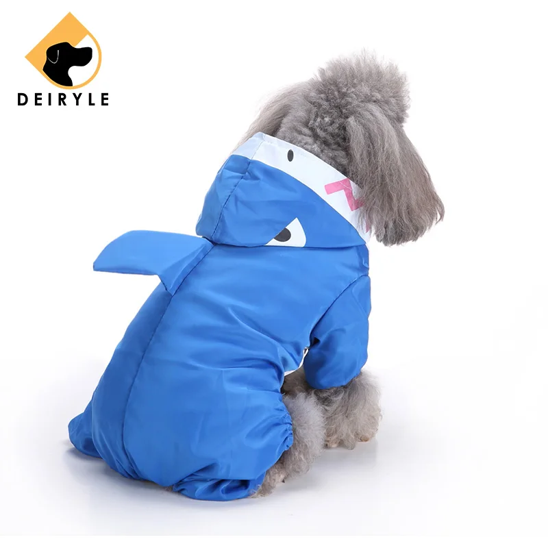 New Design Dog Puppy Raincoat Rain Resistant Jacket Breathable Pets