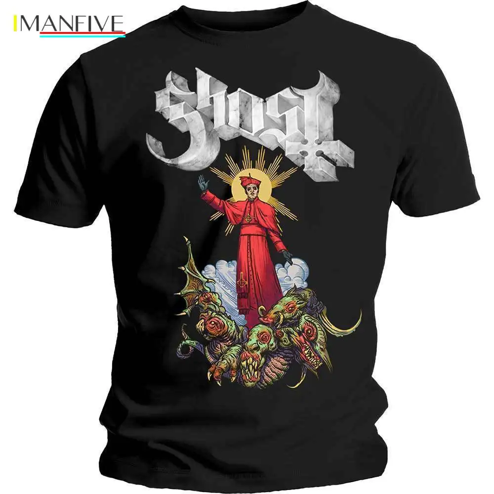 

Ghost Plague Bringer Shirt S-3XL Official Metal Band T-Shirt T shirt Men Summer Short Sleeves T Shirt