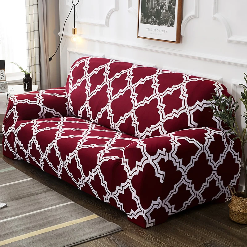 Универсальный чехол для дивана с принтом, чехол для дивана, полиэстер, чехлы для скамейки, эластичные мебельные Чехлы для рождественского домашнего декора - Цвет: K213