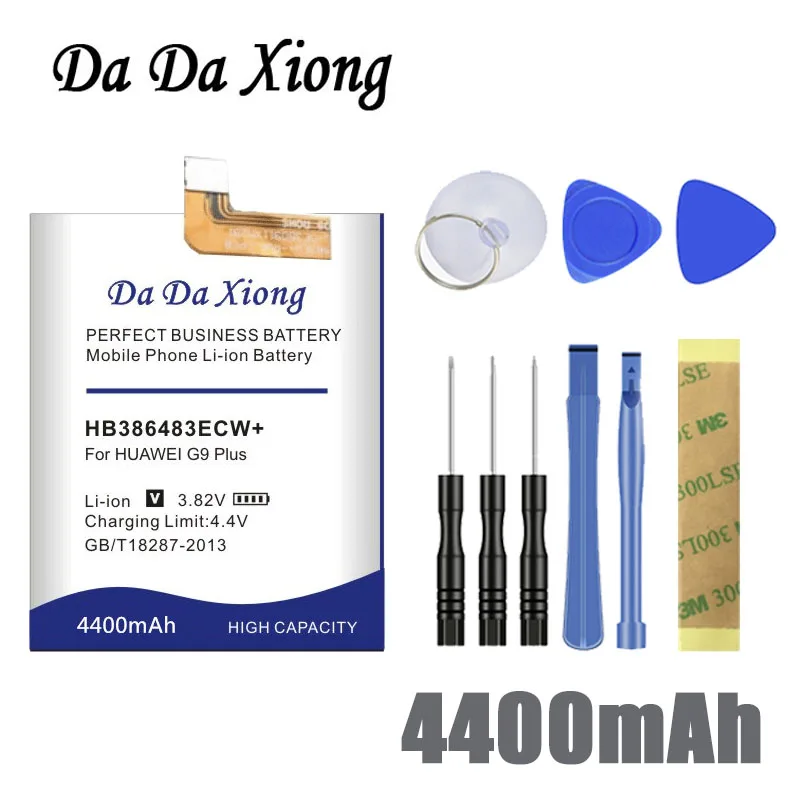 

Da Da Xiong 4400mAh HB386483ECW+ Battery for Huawei honor 6X Maimang 5 G9 Plus MLA-AL00 MLA-AL10 G9Plus Phone battery