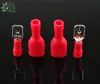 50pcs red flat FDFD+MDD Female+Male Spade Insulated Electrical Wiring Crimp Terminal Connector red ► Photo 3/6