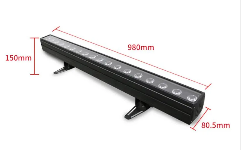 16 шт./18X12 Вт Светодиодный светильник для мытья RGBW 4в1 светодиодный PAR DMX512 4/8CH disco light, профессиональное dj оборудование