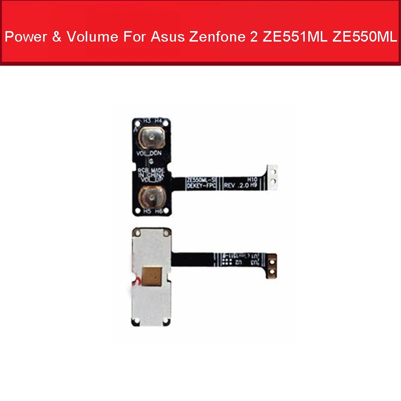 Гибкий кабель для включения/выключения питания и громкости Asus Zenfone 2 ZE551ML ZE550ML 5
