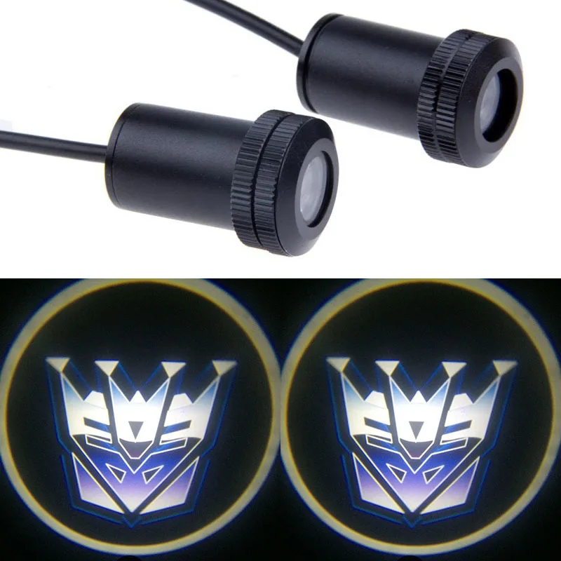 2*Ghost Shadow Logo welcome Car LED Door Light Laser Courtesy Slide Projector logo Emblem light For Transformer All Car Model 2*Ghost Shadow Logo welcome Car LED Door Light Laser Courtesy Slide Projector logo Emblem light For Transformer All Car Model