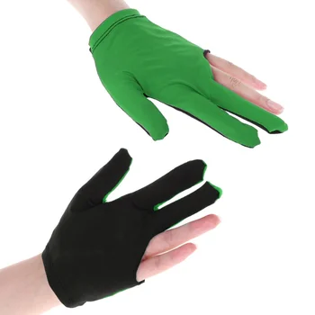 

1PCS Lycra Fabric Snooker Billiard Glove 3 Finger Gloves Pool Left Hand Open Mitten Billiard Accessories