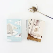 28 листов/набор животных серии мира мини Lomo открытка/поздравительная открытка/день рождения Письмо Конверт Подарочная открытка с сообщением
