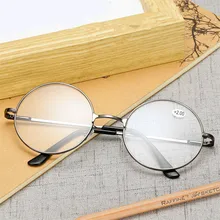 Ретро мужской женский винтажный Rotondo Cerniera A Molla монтанура на occhiali Occhiali Da Lettura Reader