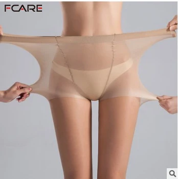 

Fcare Extral large Core-spun Yarn double crotch Summer plus size big 10D thin M to XXXXL female women pantyhose