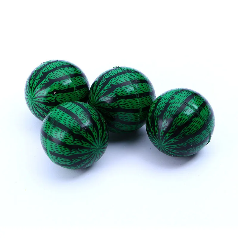 

5pcs Rubber Bouncing Balls Bouncy watermelon jumping ball for Children Bathing float juggling pinball toy kids outdoor game