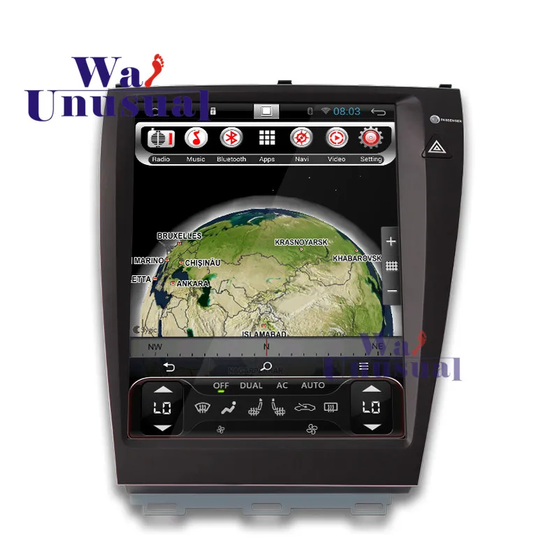 Cheap WANUSUAL 12.1" Vertical Screen Android 6.0 Car Multimedia Player GPS For Lexus ES ES240 ES350 2006 2007 2008 2009 2010 2011 2012 3