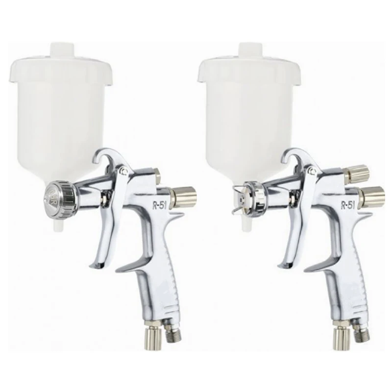 

Mini Repair Paint Spray Gun R51 Power Tools Professional Pneumatic Spray Gun for Painting Cars Sprayers Accessories Cup Decorate