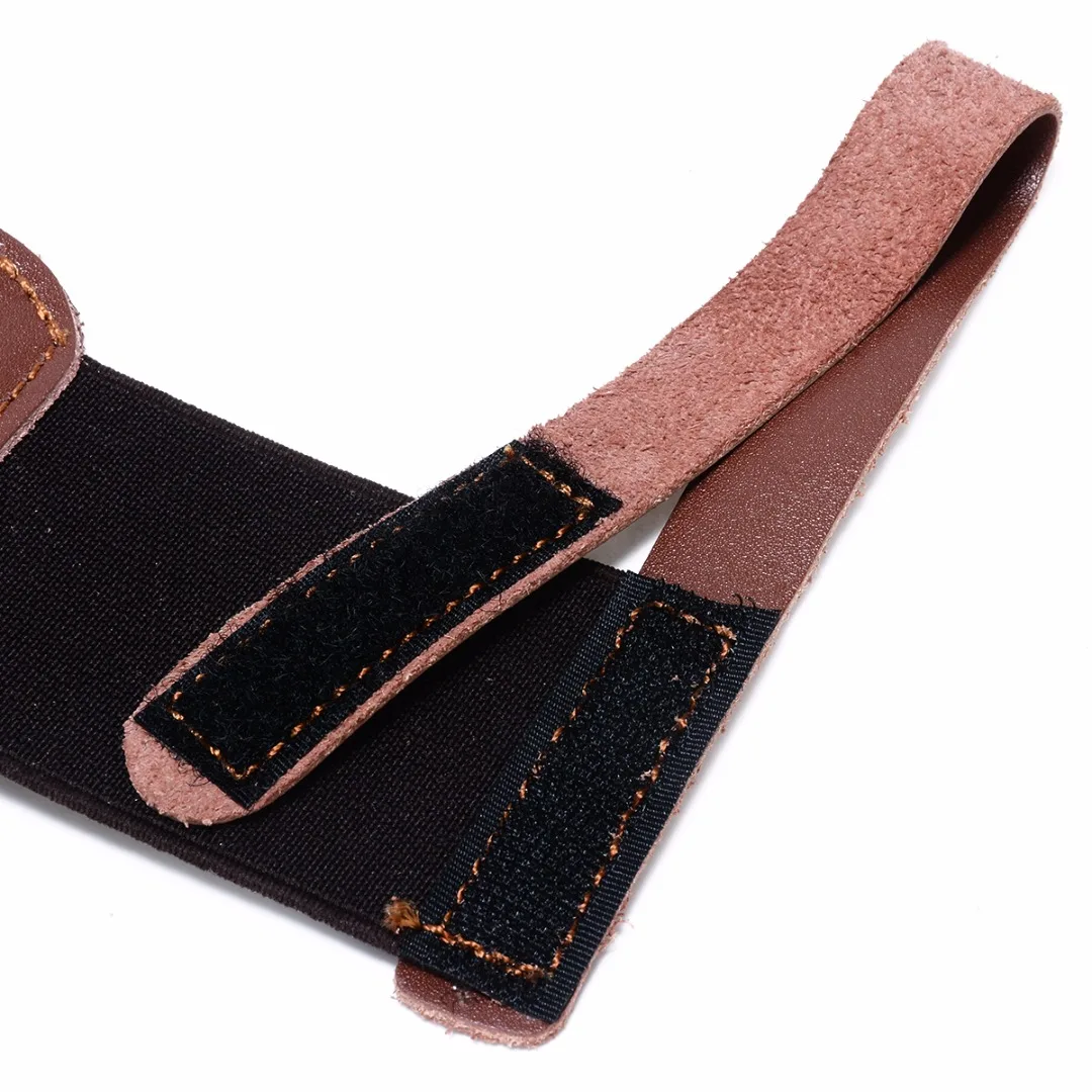 NEW Brown Archery 3 Finger Hand Protective Glove Leather Archery Arrow Bow Gloves for Hunting Shooting Training Protector