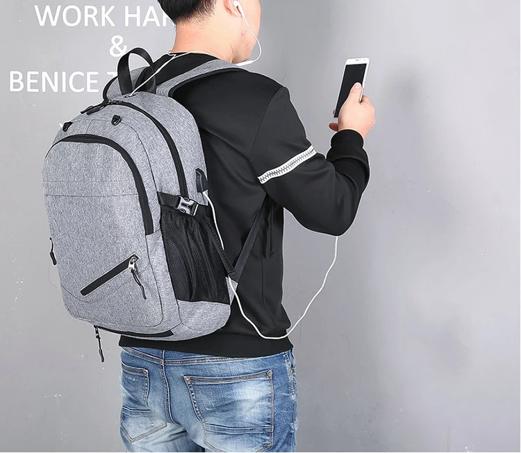 Usb basquete mochila ginásio saco de fitness