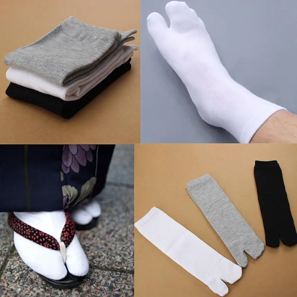 1 пара; японские кимоно унисекс; Вьетнамки; сандалии с раздельным носком; Tabi Ninja; носки Geta