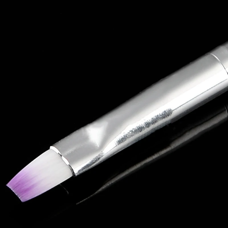 Профессиональная 1 шт УФ-Гелевая некоррозионная ручка для рисования нейл-арта Кисти для маникюра DIY инструмент градиентный фиолетовый цвет кисти